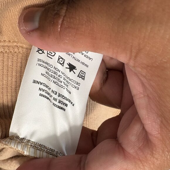 Nike Phoenix Fleece joggers Tan Size XXS Baggy Drawstring - Picture 9 of 10